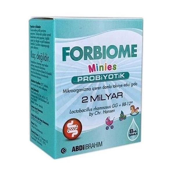 Forbiome Minies Probiyotik Damla 8 ml ürün görseli