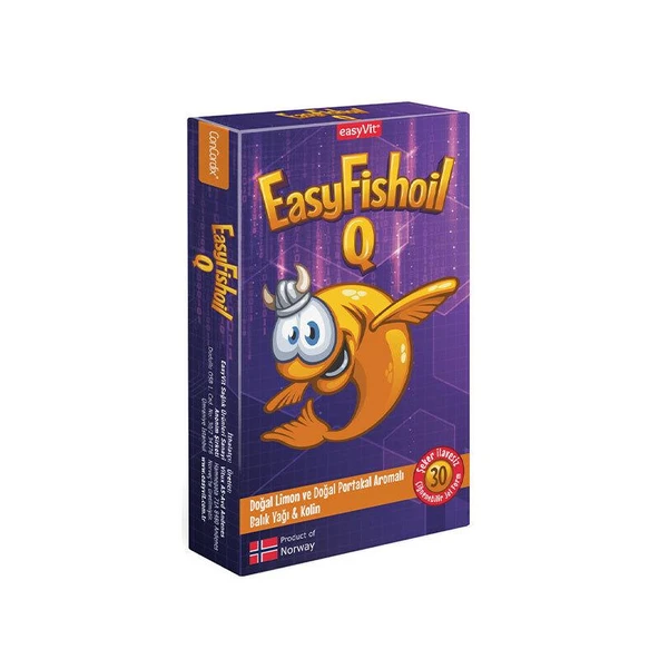 EasyVit EasyQ Omega 3 30 Çiğneme Tableti ürün görseli