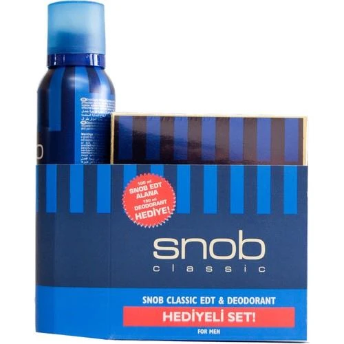 Snob Classic Edt 100 Ml Erkek Parfüm + Deodorant Classic - 1