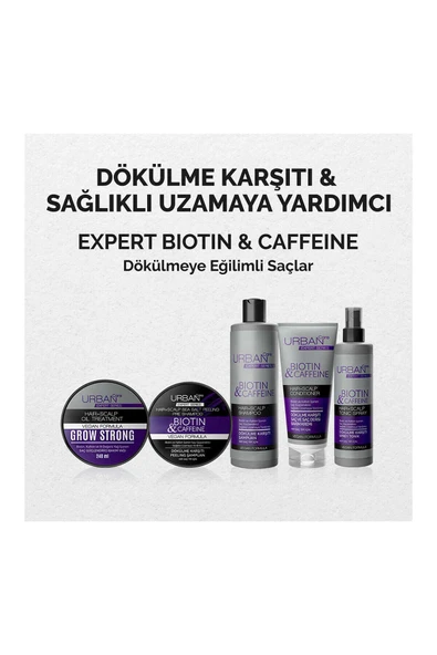 Expert Biotin Ve Kafein Serisi Dökülme Karşıtı Saç Bakım Seti - Hızlı Uzamaya Yardımcı - Resim 4