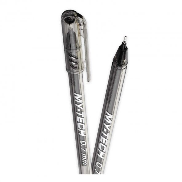 Tükenmez Kalem Siyah Renk 5 Adet 0.7mm Pensan My-Tech Tükenmez Kalem 0.7mm Siyah Pensan 2240