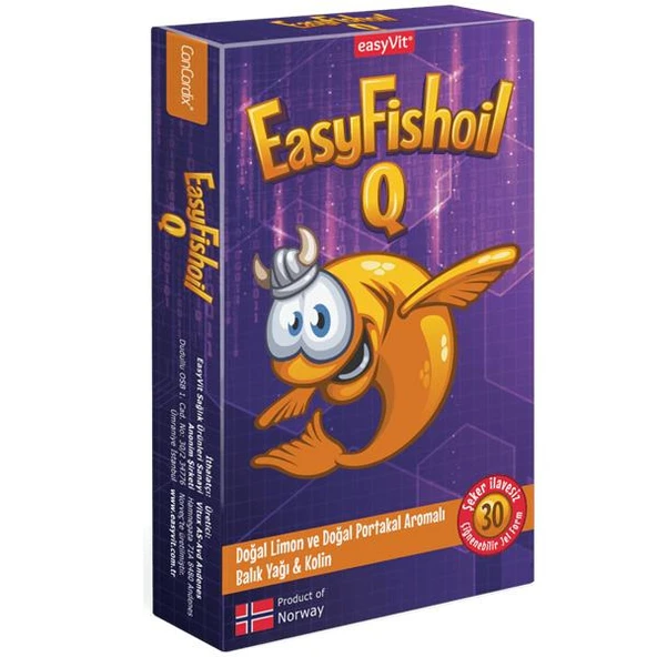 Easy Q Kids Çiğnenebilir 30 Tablet ürün görseli