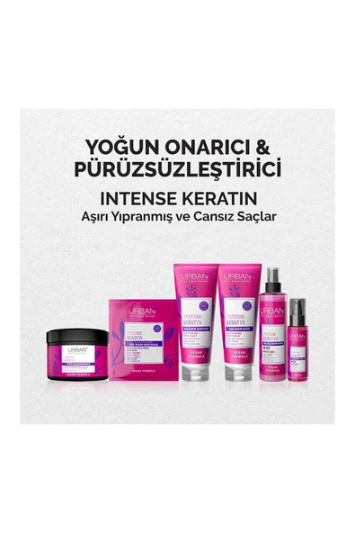 Vegan Kuru Mat Cansız Saçlar İçin Keratinli Onarıcı Pürüzsüzleştirici Saç Kremi 250 ml - Resim 2