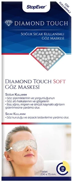 Stopever Diamond Touch Soft Göz Maskesi -Soğuk Sıcak Kullanımlı - 1