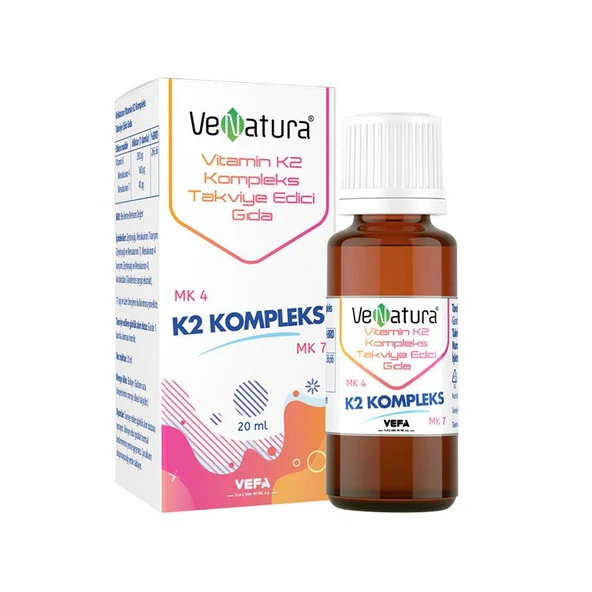 Venatura K2 Kompleks Takviye Edici Gıda 20 ml ürün görseli