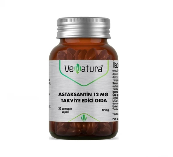 VeNatura Astaksantin Takviye Edici Gıda 30 Yumuşak Kapsül ürün görseli 1