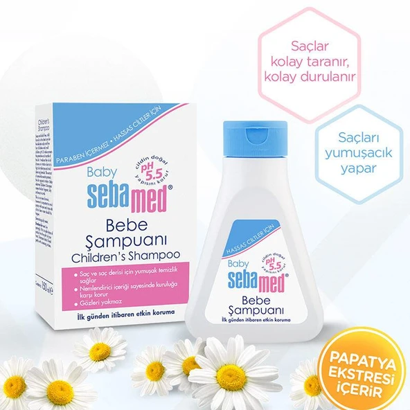 Sebamed Baby Bebek Şampuanı 250 ML - Diş Beyazlatıcı Köpük Hediye ürün görseli 1