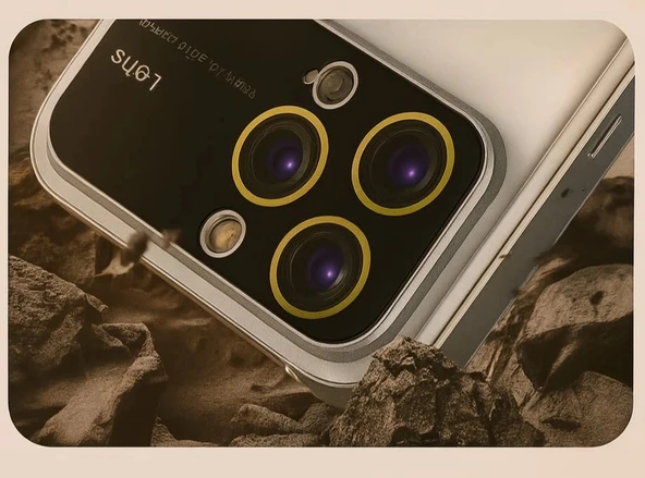 İphone 13 Pro Max Kılıf Kamera Korumalı Magsafe Colourl Koyu Kırmızı - Resim 4