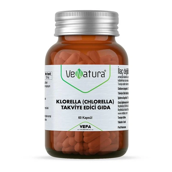 VeNatura Klorella Chlorella Takviye Edici Gıda 60 Kapsül ürün görseli