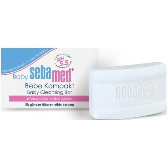 Sebamed Baby Compact Sabun 100 GR Bebek ve Çocuklar İçin Sabun - Diş Beyazlatıcı Köpük Hediye ürün görseli 1