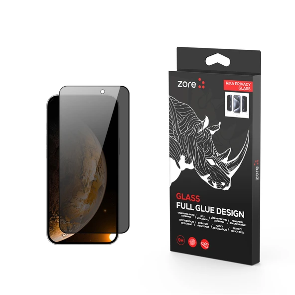iPhone 17 Rika Premium Hayalet Temperli Cam Ekran Koruyucu ürün görseli 1