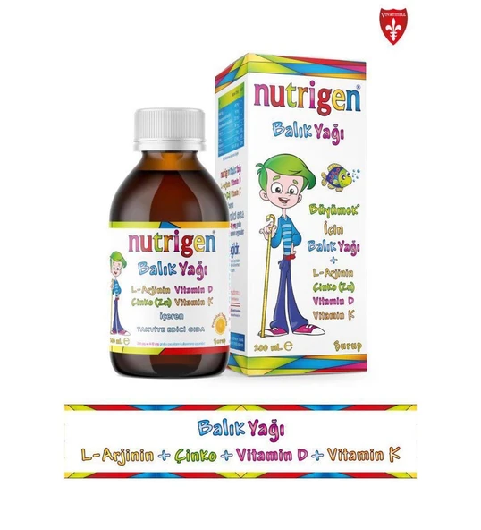 Nutrigen Portakal Aromalı Balık Yağı Şurubu 200 ml ürün görseli