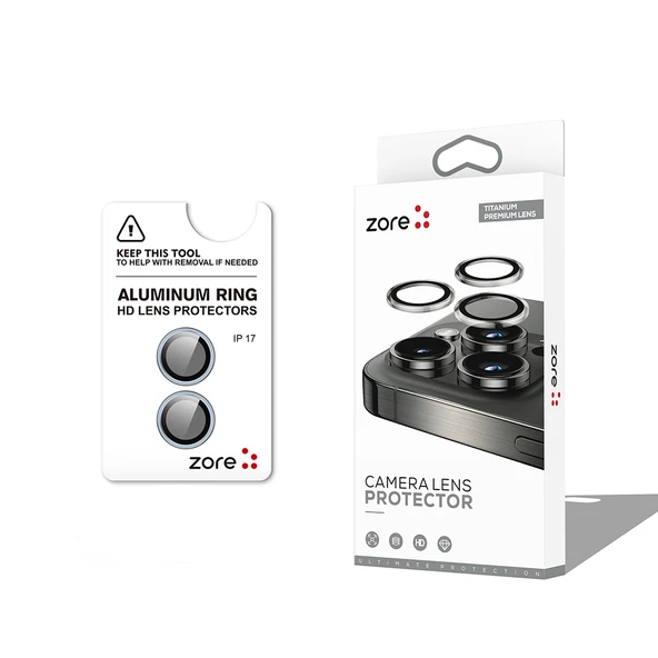 iPhone 17 Kamera Lens Koruyucu CL-12 Premium Safir Parmak İzi Bırakmayan Anti-Reflective - Resim 5