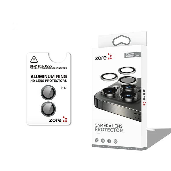 iPhone 17 Kamera Lens Koruyucu CL-12 Premium Safir Parmak İzi Bırakmayan Anti-Reflective - Resim 6