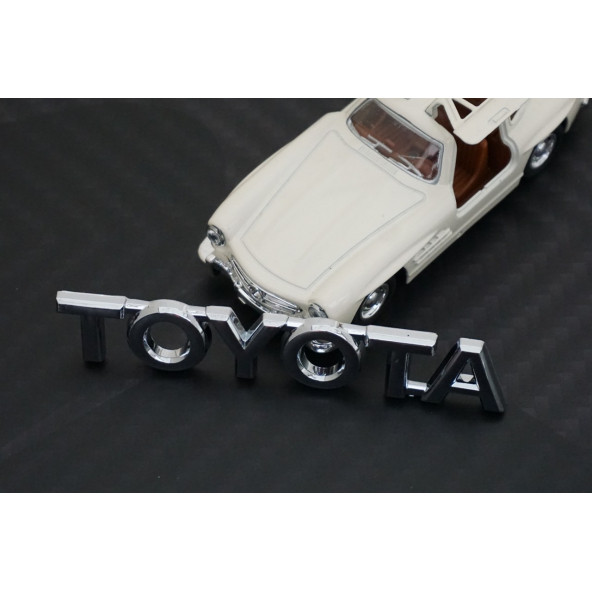Toyota Bagaj 3M 3D Krom ABS Logo Amblem - 4