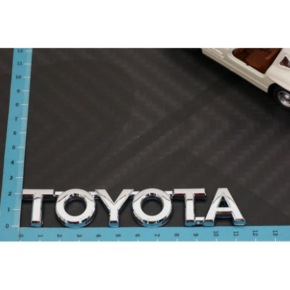 Toyota Bagaj 3M 3D Krom ABS Logo Amblem - 6