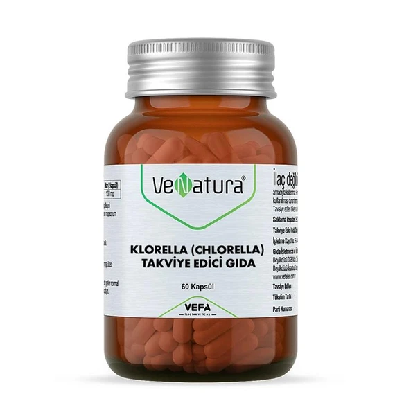 VeNatura Klorella Chlorella Takviye Edici Gıda 60 Kapsül ürün görseli 1