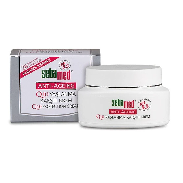 Sebamed Q10 Protection Yaşlanma Karşıtı Krem 50 ML - Diş Beyazlatıcı Köpük Hediye ürün görseli