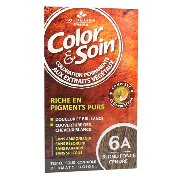 Color and Soin Tamamen Bitkisel Organik Saç Boyası 6A - Blond ürün görseli