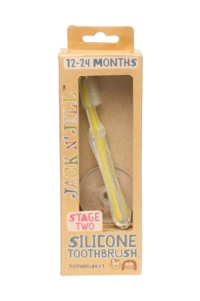 Jack N'Jill Çocuklar İçin Tamamen Doğal Organik Silikon Diş Fırçası ürün görseli