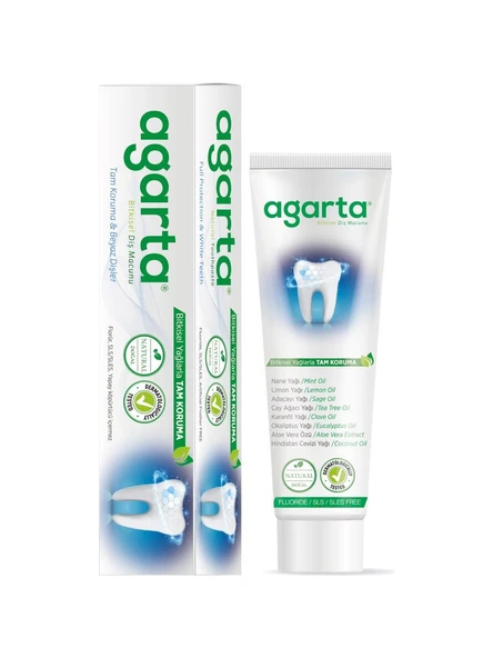 Agarta Doğal Bitki Özlü Florürsüz Diş Macunu 100 Ml/130 Gr ürün görseli