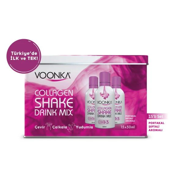 Voonka Beauty Collagen Shake Drink Mix 15 Saşe ürün görseli