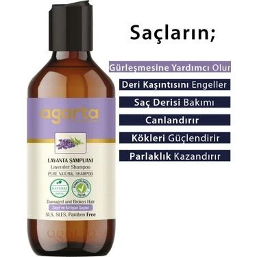 Agarta Lavanta Şampuanı 400 ml ürün görseli 1