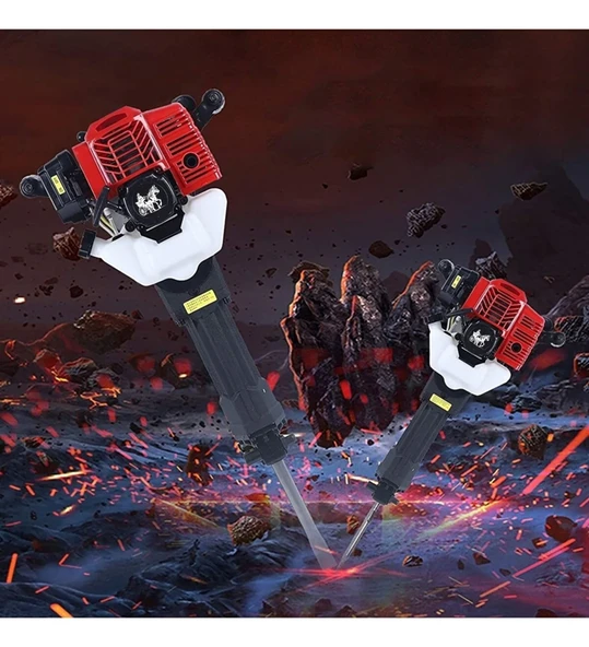 Ablacks Benzinli Profesyonel Turbo Hilti + Keski + Murç (Çift Aparat) - Resim 6