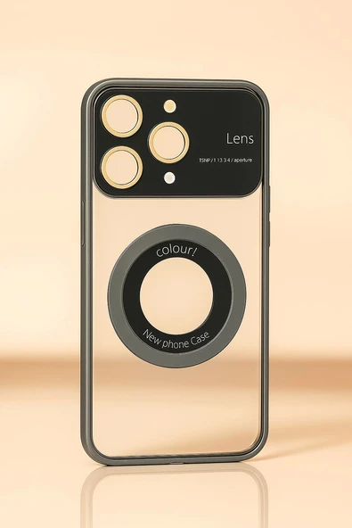 İphone 15 Pro Kılıf Kamera Korumalı Magsafe Colourl Gümüş ürün görseli