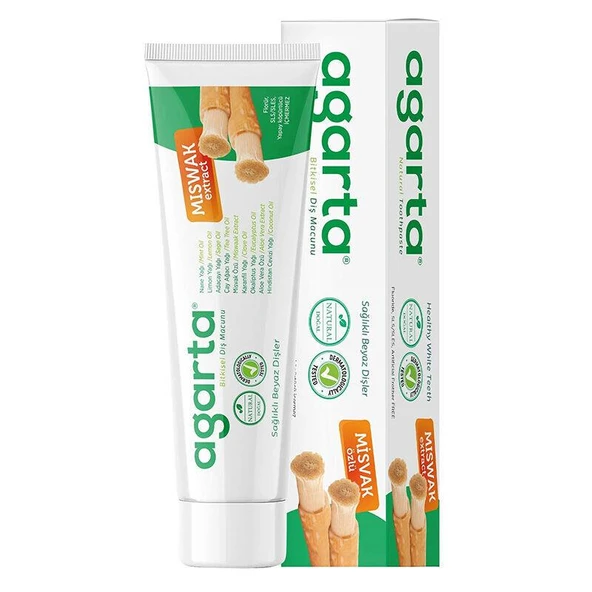 Agarta Doğal Misvak Özlü Diş Macunu 100 ml ürün görseli