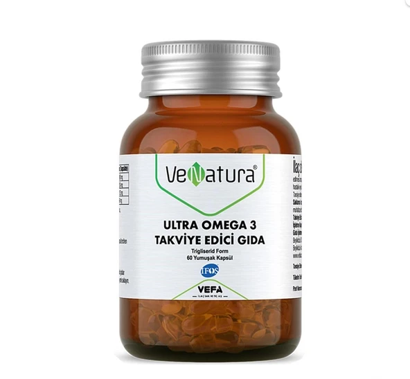 VeNatura Ultra Omega 3 Takviye Edici Gıda 60 Kapsül ürün görseli 1