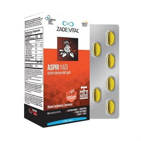 Zade Vital Aspir Yağı 60 Kapsül ürün görseli 1