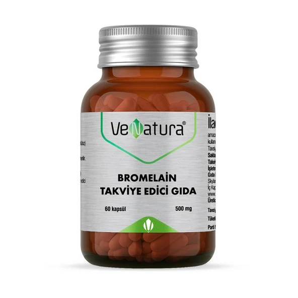 VeNatura Bromelain Takviye Edici Gıda 60 Kapsül ürün görseli