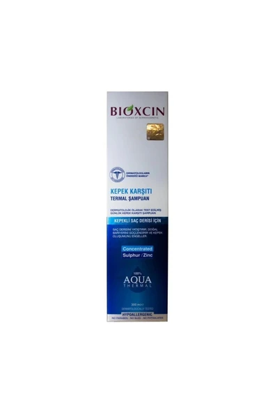 Bioxcin Aqua Thermal Kepek Karşıtı Şampuan 300 Ml ürün görseli 1