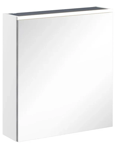 Vitra Core Dolaplı Üstten Aydınlatmalı Ayna (Sağ), 60 cm, Mat Beyaz  67589