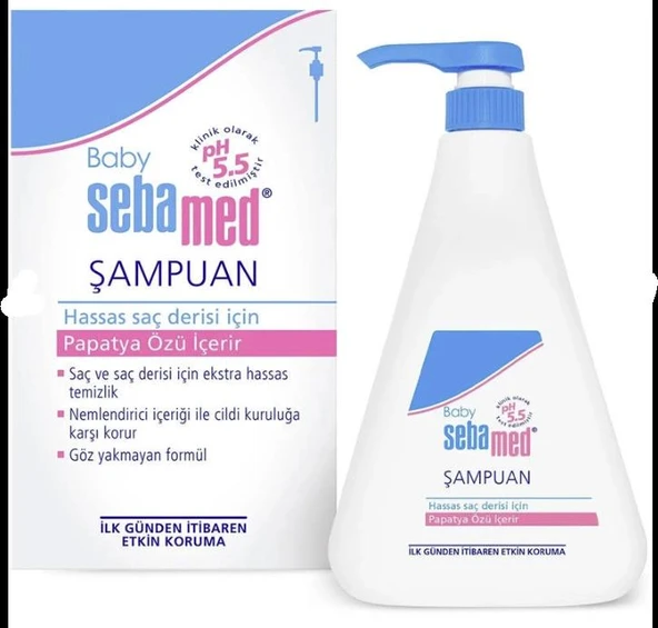 Sebamed Bebek Şampuan 750 ml - Hassas Saç Tipleri ürün görseli 1