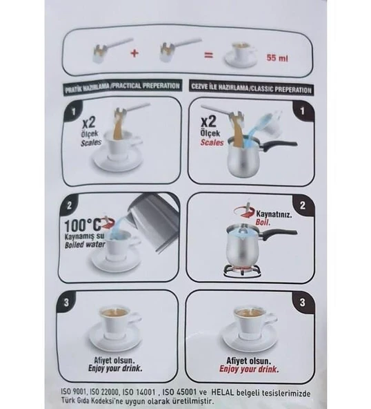 Shazel Sütlü Menengiç Kahvesi 6'lı X 200 gr - Resim 3