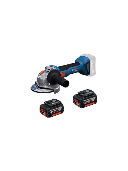 Bosch GWS 18V-8 Çift Akülü 4 Ah Taşlama Makinesi ürün görseli 1