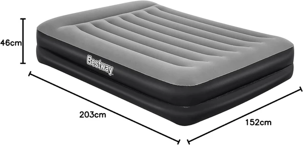 Bestway 67403 Pompalı Çift Kişilik Şişme Yatak - 3