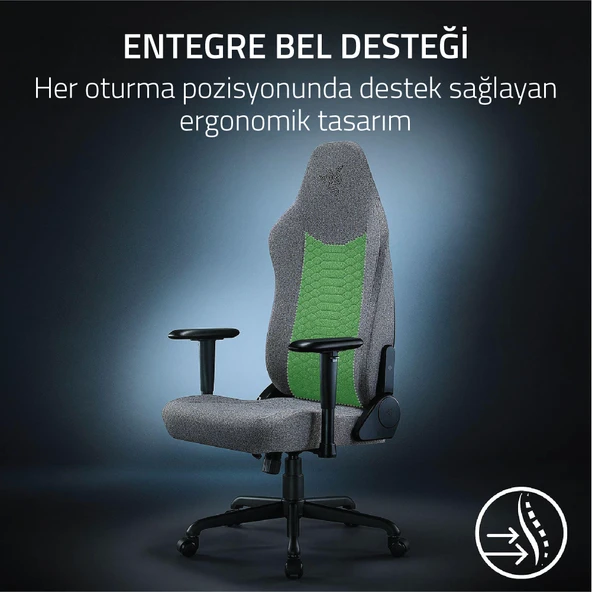 Razer İskur V2 X Açık Gri Oyuncu Koltuğu RZ38-05310200-R3G1 - Resim 4
