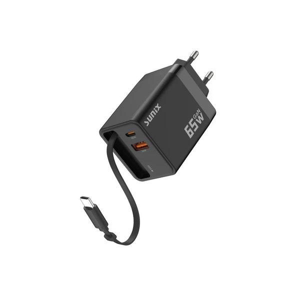 Sunix 65W GaN Teknoloji Hızlı Şarj Cihazı S-160