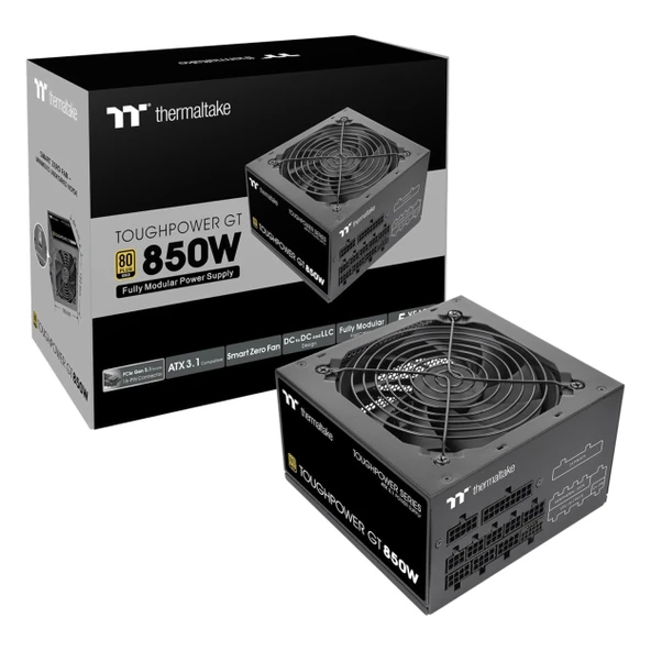 Thermaltake ToughPower GT 850W 80+ Altın Modüler Güç Kaynağı ürün görseli 1