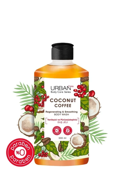 Yenileyici Ve Pürüsüzleştirici Coconut Coffee Duş Jeli 500 Ml - Resim 3