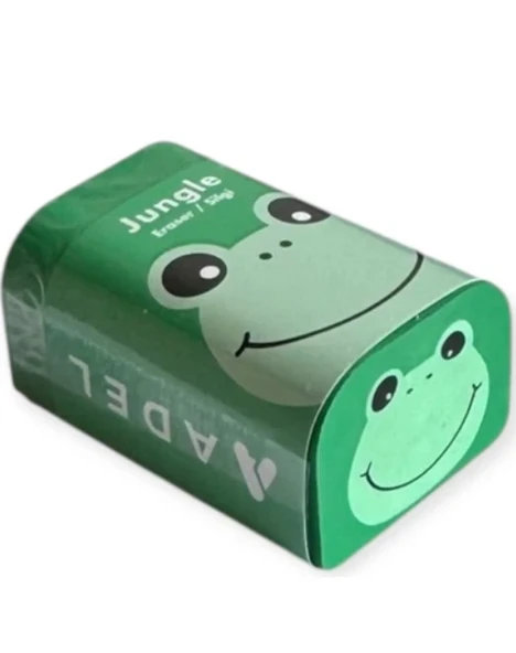 Jungle Serisi Jumbo Boy Silgi - Kurbağa ürün görseli 1