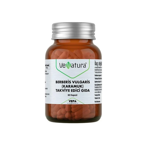 Venatura Berberis Vulgaris Takviye Edici Gıda 60 Kapsül ürün görseli