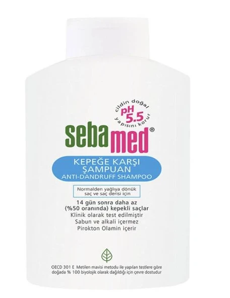 Sebamed Kepek Karşıtı Şampuan 200 ml - Diş Beyazlatıcı Köpük Hediye ürün görseli 1