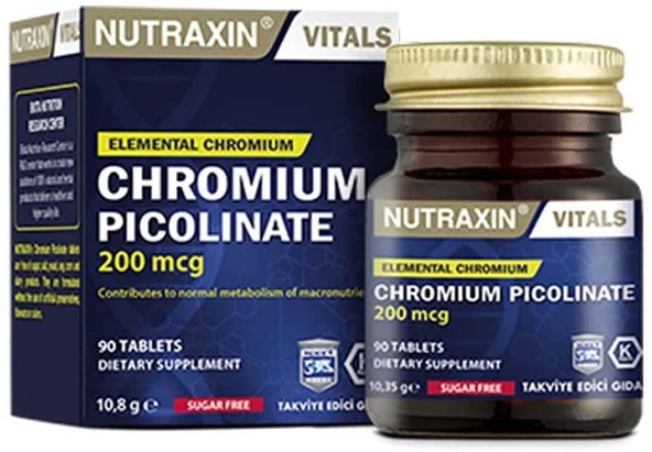 NUTRAXIN CHROMIUM PICOLI. 90 TABLET ürün görseli 1