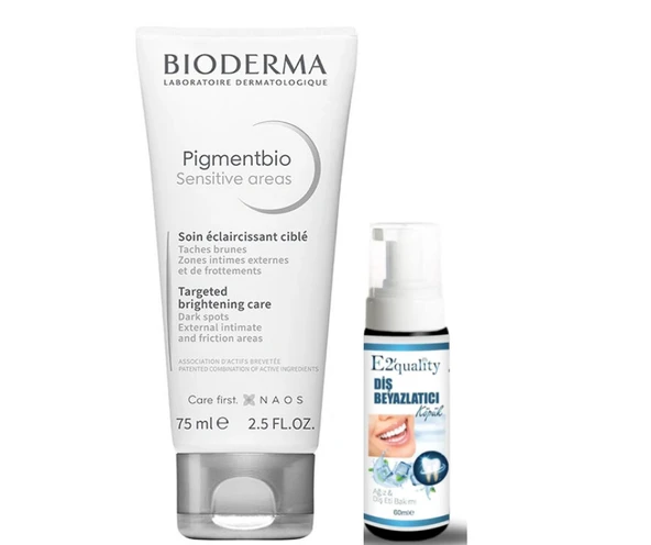 Bioderma Pigmentbio Hassas Bölge Aydınlatıcı Krem 75 ml- Diş Beyazlatıcı Köpük Hediye ürün görseli 1