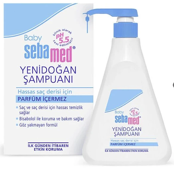 Sebamed Bebek Şampuan 750 ml - Hassas Saç Tipleri- Diş Beyazlatıcı Köpük Hediye ürün görseli 1