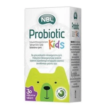 NBL Probiyotik Kids 30 Tablet ürün görseli